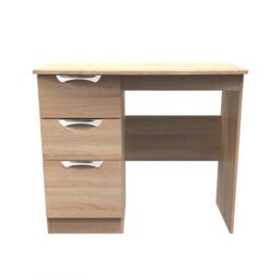 Ready Assembled 2 U Holborn 3 Drawer Vanity (Ready Assembled) in Light Oak