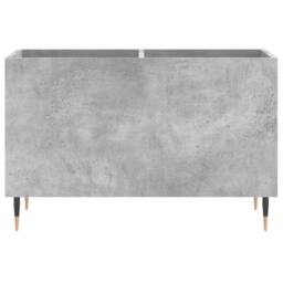 Berkfield Home Record Cabinet Concrete Grey 74.5x38x48 cm Engineered Wood - thumbnail 4
