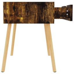 Berkfield Home Bedside Cabinets 2 pcs Smoked Oak 40x40x56 cm Engineered Wood in Brown - Size: 40 x 40 x 56 cm - thumbnail 7
