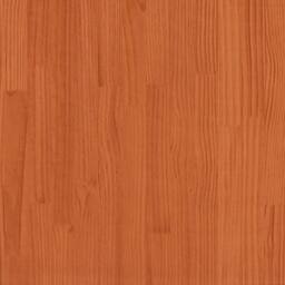 Berkfield Home Modern Bed Frame without Mattress Wax Brown 90x200 cm Solid Wood Pine - thumbnail 8