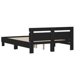 Berkfield Home Durable Bed Frame without Mattress Black 140x200 cm - thumbnail 7