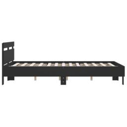 Berkfield Home Durable Bed Frame without Mattress Black 140x200 cm - thumbnail 6