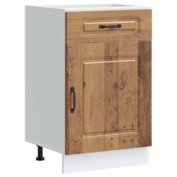 Berkfield Home Kitchen Base Cabinet Kalmar Old Wood Engineered Wood in Brown - thumbnail 2