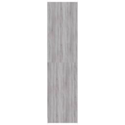 Berkfield Home Wardrobe Grey Sonoma 100x50x200 cm Engineered Wood - Size: 100 x 50 x 200 cm - thumbnail 6