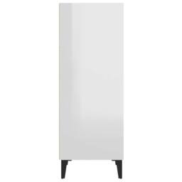 Berkfield Home Sideboard High Gloss White 34.5x32.5x90 cm Engineered Wood - thumbnail 6