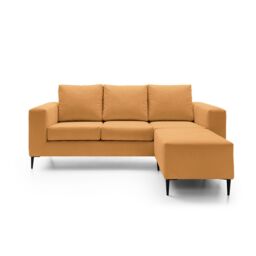 Abakus Direct Capri Reversible Corner Sofa in Saffron in Tangerine - thumbnail 4