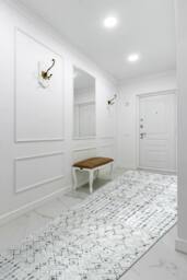 RugsX Anti-Slip Lotus Runner in Beige - Size: 80 cm x 430 cm - thumbnail 3