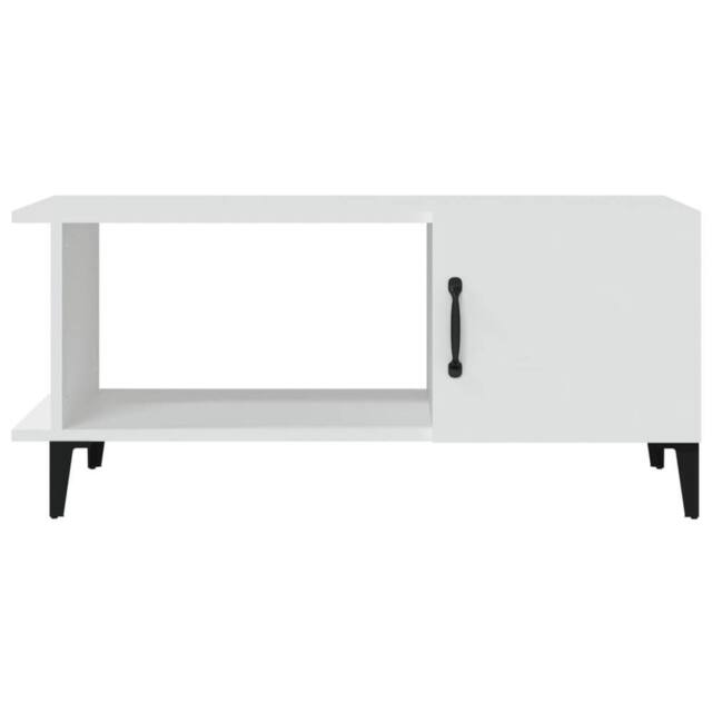 Berkfield Home Decorative Coffee Table White 90x50x40 cm Engineered Wood - Size: 90 x 50 x 40 cm - image 1