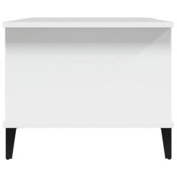 Berkfield Home Decorative Coffee Table White 90x50x40 cm Engineered Wood - Size: 90 x 50 x 40 cm - thumbnail 4