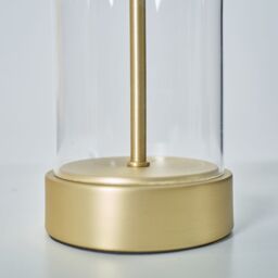 ValueLights Balan Tube Table Lamp Base in Metallic Gold - thumbnail 4