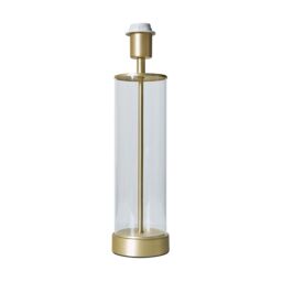 ValueLights Balan Tube Table Lamp Base in Metallic Gold - thumbnail 1