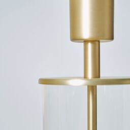 ValueLights Balan Tube Table Lamp Base in Metallic Gold - thumbnail 3