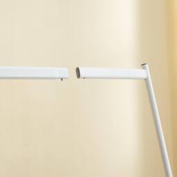 House of Home 4ft White Heavy Duty Clothes Rail Metal Garment Rack Hanging Clothing - thumbnail 8