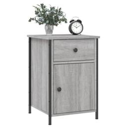 Berkfield Home Bedside Cabinets 2 pcs Grey Sonoma 40x42x60 cm Engineered Wood - Size: 40 x 42 x 60 cm - thumbnail 3