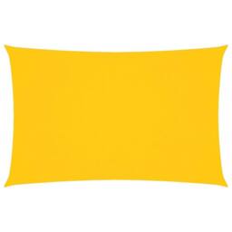 Berkfield Home Sunshade Sail Oxford Fabric Rectangular 2.5x5 m Yellow - thumbnail 2