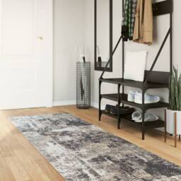 Berkfield Home Rug Washable Multicolour 80x300 cm Anti Slip - Size: 100 cm diameter - thumbnail 2
