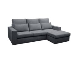 Snugg Furniture UK Limited (Right Hand) Swans High Back corner Sofa in Grey - thumbnail 2