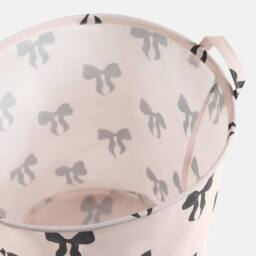 OHS Kids Bows Print Laundry Basket Clothes Storage Toy Organiser - thumbnail 5