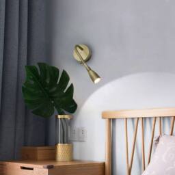 SPETLEK LED Bedside Reading Light Wall Cool White in Bronze - thumbnail 4