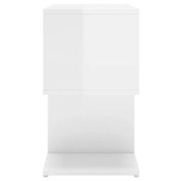 Berkfield Home Bedside Cabinets 2 pcs High Gloss White 50x30x51.5 cm Engineered Wood - thumbnail 6