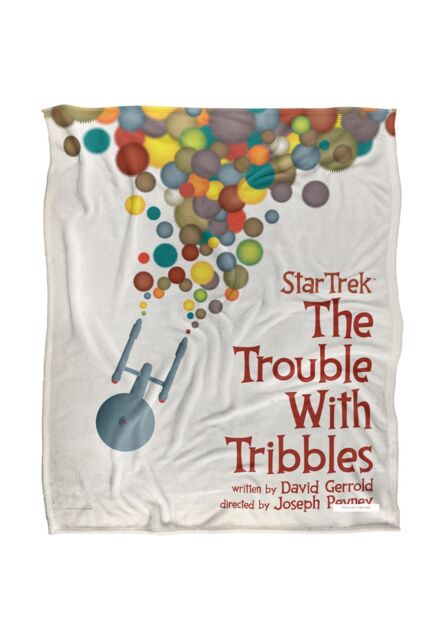 Star Trek Tos Episode 44 Silky Touch Super Soft Throw Blanket 152 X 127 cm in White - image 1