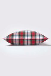 Homescapes Cotton Tartan Cushion Cover - Size: 30 cm x 50 cm - thumbnail 3