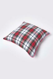 Homescapes Cotton Tartan Cushion Cover - Size: 30 cm x 50 cm - thumbnail 4