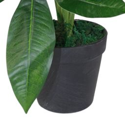 Leaf 50cm Artificial Money Tree Plant Pachira in Green - thumbnail 2
