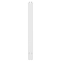 Berkfield Home Coffee Table Legs White 2 pcs 40x(100-101) cm Steel - thumbnail 6