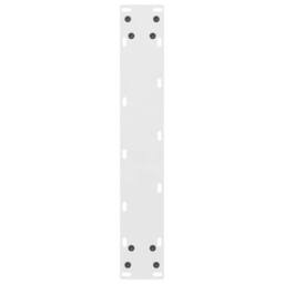 Berkfield Home Coffee Table Legs White 2 pcs 40x(100-101) cm Steel - thumbnail 7