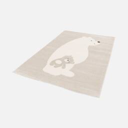 sweeek Beige Rug Teddy Bear Print in Cream - Size: 80 cm x 150 cm - thumbnail 3