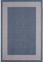 THE RUGS Outdoor Indoor Blue Bordered Rug Weatherproof Jet Washable - Size: 200 cm x 290 cm - thumbnail 2