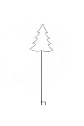 KDMD LED Christmas Tree Garden Stake in Black - thumbnail 1