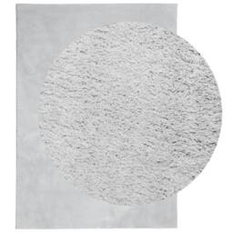 Berkfield Home Rug HUARTE Short Pile Soft & Washable Grey 160x230 cm - Size: Medium - thumbnail 3