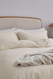 Helena Springfield 'Cosy' Throw in Natural - Size: 130 cm x 170 cm - thumbnail 3