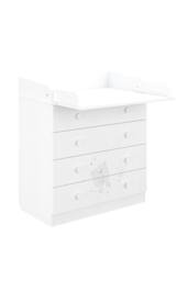 Shefa Line Shefa 800 Kids Changing Dresser Teddy White (2 Boxes) - thumbnail 3