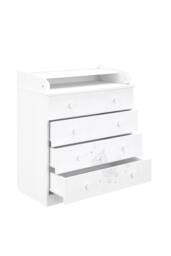 Shefa Line Shefa 800 Kids Changing Dresser Teddy White (2 Boxes) - thumbnail 5