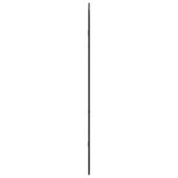 Berkfield Home Wall Mirror Black 90x40 cm Oval - thumbnail 4