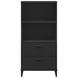 Berkfield Home Bookcase VIKEN Black 60x35x123 cm Engineered Wood - Size: 60 x 35 x 123 cm - thumbnail 6