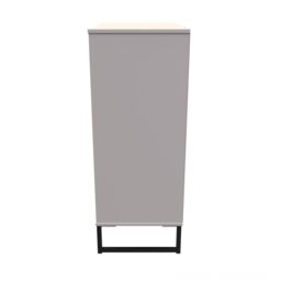 Ready Assembled 2 U Fuji 5 Drawer Chest (Ready Assembled) in Taupe - thumbnail 2