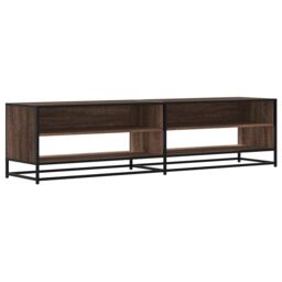 Berkfield Home TV Cabinet Brown Oak 180.5x40x46 cm Engineered Wood - thumbnail 2