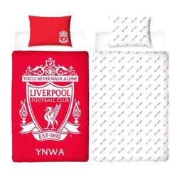 Liverpool FC You´ll Never Walk Alone Reversible Duvet Set in Red - Size: Single - thumbnail 3