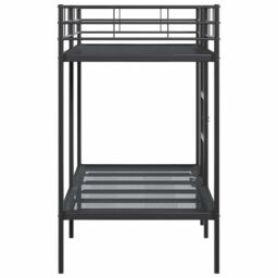 Berkfield Home Bunk Bed without Mattress Black 90x190 cm Single Steel - thumbnail 6