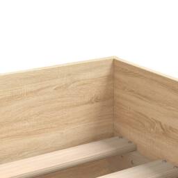 Berkfield Home Modern Bed Frame with Drawers without Mattress Sonoma Oak 90x200 cm in Light Tan - thumbnail 9