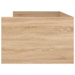 Berkfield Home Modern Bed Frame with Drawers without Mattress Sonoma Oak 90x200 cm in Light Tan - thumbnail 7