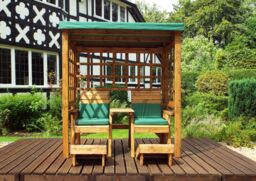 Charles Taylor Trading Henley Twin Arbour Green in Brown - thumbnail 2