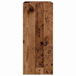 Berkfield Home Book Cabinet/Room Divider Old Wood 40x30x72 cm in Brown - Size: 40 x 30 x 72 cm - thumbnail 5