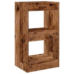 Berkfield Home Book Cabinet/Room Divider Old Wood 40x30x72 cm in Brown - Size: 40 x 30 x 72 cm - thumbnail 1