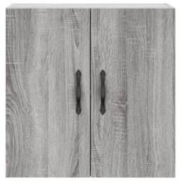 Berkfield Home Wall Cabinet Grey Sonoma 60x31x60 cm Engineered Wood - Size: 60 x 31 x 60 cm - thumbnail 5