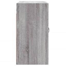 Berkfield Home Wall Cabinet Grey Sonoma 60x31x60 cm Engineered Wood - Size: 60 x 31 x 60 cm - thumbnail 7
